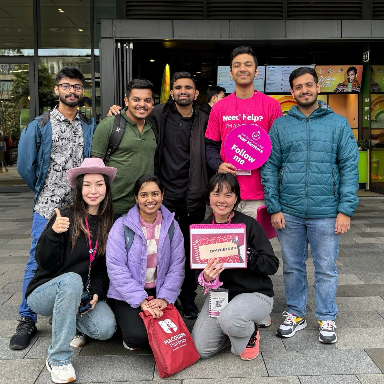 The peer mentor team at Macquarie University